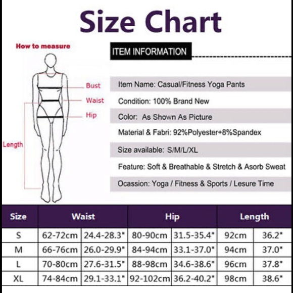 New! Gray Workout Run Yoga Activewear Leggings M - Picture 4 of 4